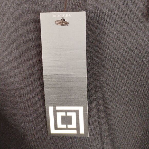 Liz Claiborne Black Zippered Jacket and Pants Set size LP NWT - Picture 3 of 13